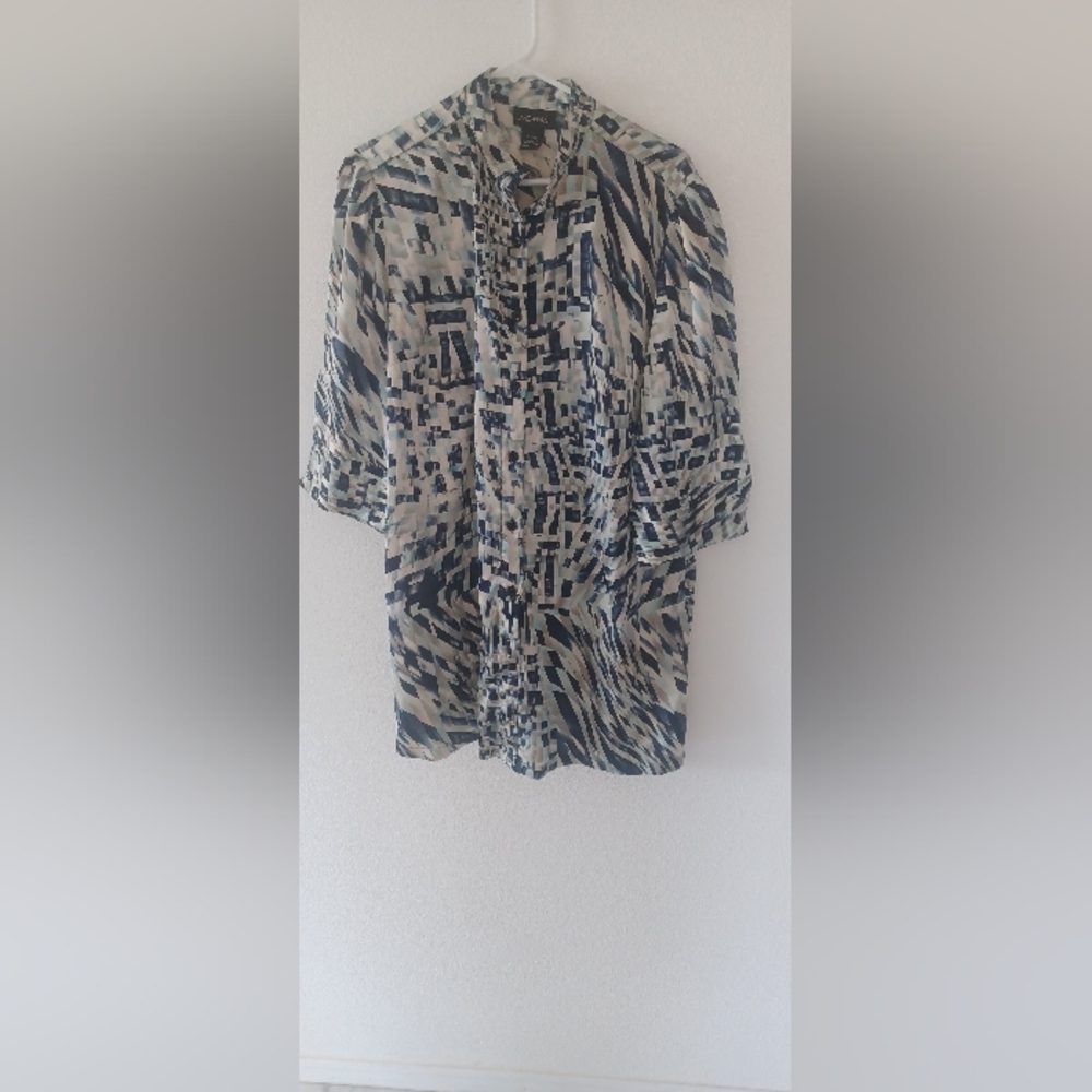 Abstract Patterned Blouse By Lane Bryant 14/16
